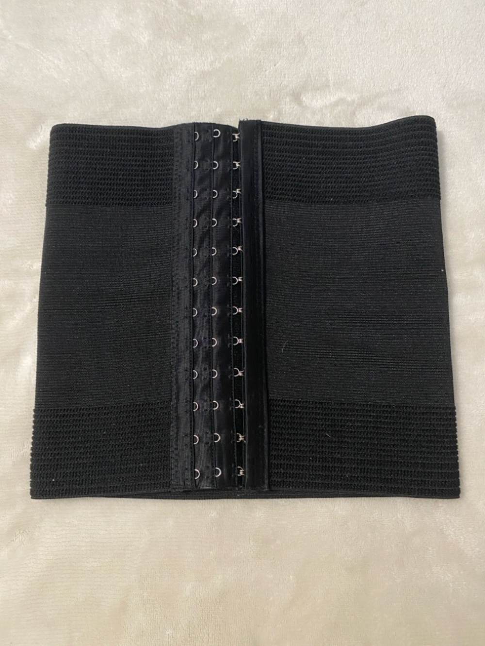 Black Hook-and-Eye Waist Trainer